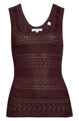 Veronica Beard Veronica Beard Sandra Open Knit Tank Top