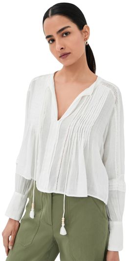 Veronica Beard Veronica Beard Sawyer Blouse White