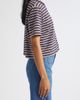 Veronica Beard Veronica Beard Sebastian Rhinestone Striped T-Shirt - 4