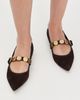 Veronica Beard Veronica Beard Selene Charms Flats Espresso 7 - 3