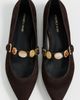 Veronica Beard Veronica Beard Selene Charms Flats Espresso 7 - 5
