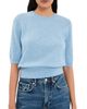 Veronica Beard Veronica Beard Shana Cashmere Sweater Pale Blue River Melange - 1