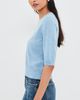 Veronica Beard Veronica Beard Shana Cashmere Sweater Pale Blue River Melange - 4