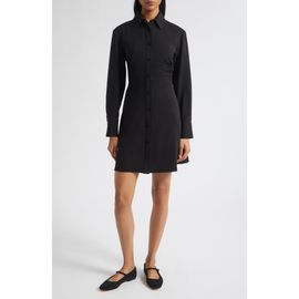 Veronica Beard Veronica Beard Shiloh Ruched Shirtdress