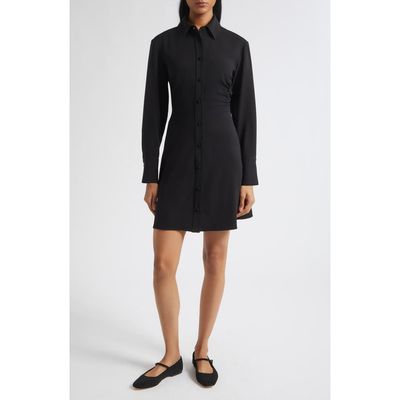 Veronica Beard Veronica Beard Shiloh Ruched Shirtdress
