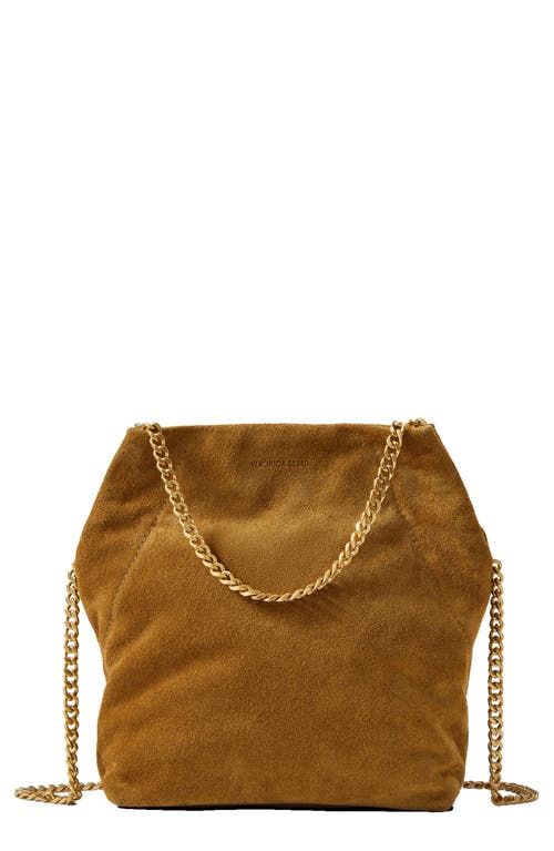 Veronica Beard Veronica Beard Small Slouch Metallic Convertible Leather Shoulder Bag