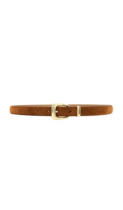 Veronica Beard Veronica Beard Small Suede Arch Belt