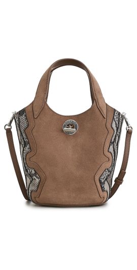 Veronica Beard Veronica Beard Snake Embossed Anchor Bag Bark Multi One