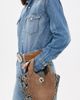 Veronica Beard Veronica Beard Snake Embossed Anchor Bag Bark Multi One - 3