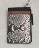 Veronica Beard Veronica Beard Snake Embossed Zip Card Holder Bark Multi One - 2