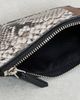 Veronica Beard Veronica Beard Snake Embossed Zip Card Holder Bark Multi One - 5