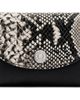 Veronica Beard Veronica Beard Snakeskin Embossed Flap Leather Card Holder - 1