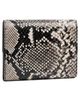 Veronica Beard Veronica Beard Snakeskin Embossed Flap Leather Card Holder - 3