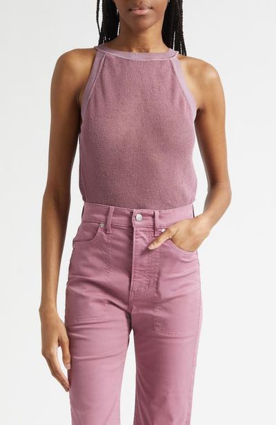 Veronica Beard Veronica Beard Solomon Knit Linen Blend Tank