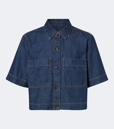 Veronica Beard Veronica Beard Spruce cotton denim shirt