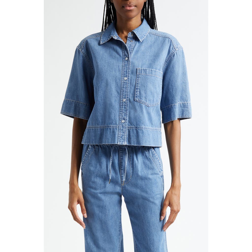 Veronica Beard Veronica Beard Spruce Denim Shirt