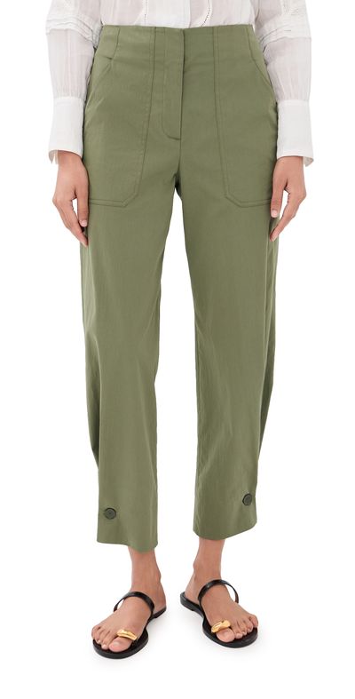 Veronica Beard Veronica Beard Stapleton Pants Stone Army