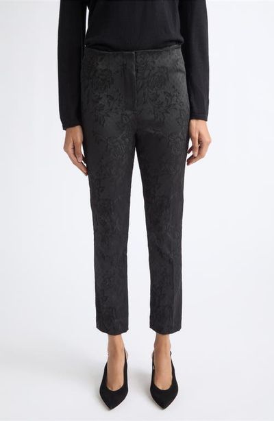 Veronica Beard Veronica Beard Stila Floral Jacquard Ankle Pants