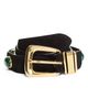 Veronica Beard Veronica Beard Stone Embellished Leather Arc Belt - 5