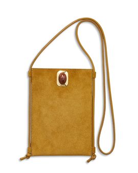 Veronica Beard Veronica Beard Stone Embellished Suede Crossbody Bag