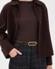 Veronica Beard Veronica Beard Studded Loop Belt Espresso - 3