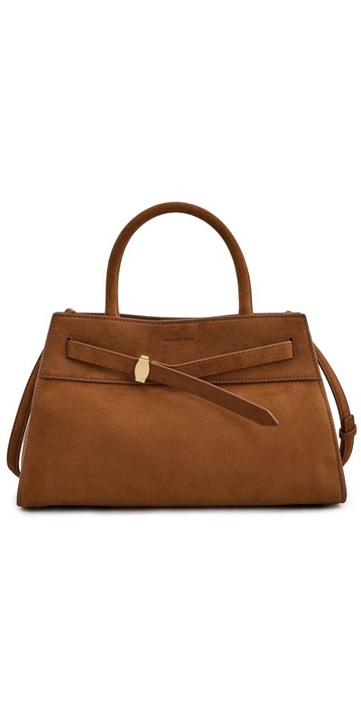 Veronica Beard Veronica Beard Suede Dash Bag Tobacco One