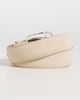 Veronica Beard Veronica Beard Suede Resin Arch Belt Stone Khaki - 4
