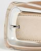 Veronica Beard Veronica Beard Suede Resin Arch Belt Stone Khaki - 5