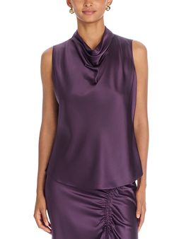 Veronica Beard Veronica Beard Tam Silk Blend Cowl Neck Top