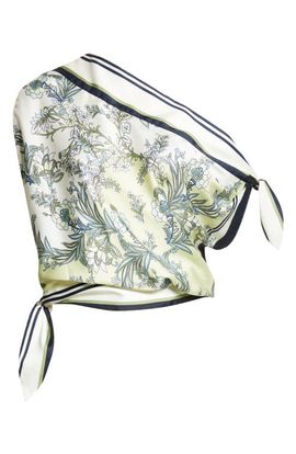 Veronica Beard Veronica Beard Tari One-Shoulder Scarf Top