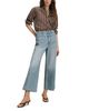 Veronica Beard Veronica Beard Taylor High Rise Cropped Wide Leg Jeans in Big Splash - 2