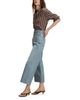 Veronica Beard Veronica Beard Taylor High Rise Cropped Wide Leg Jeans in Big Splash - 4