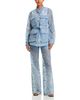 Veronica Beard Veronica Beard Taylor High Rise Wide Leg Jeans in Lakeshore - 2