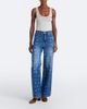 Veronica Beard Veronica Beard Taylor printed wide-leg jean - 7