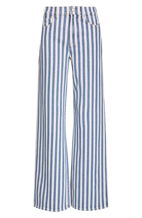 Veronica Beard Veronica Beard Taylor Stripe Wide Leg Jeans
