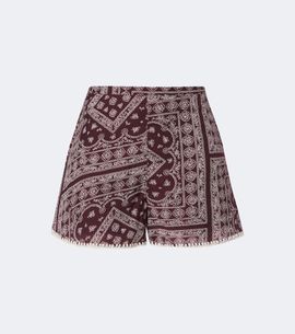 Veronica Beard Veronica Beard Tennison printed cotton-blend shorts