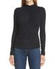 Veronica Beard Veronica Beard Theresa Ruched Mock Neck Top - 1