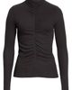 Veronica Beard Veronica Beard Theresa Ruched Mock Neck Top - 5