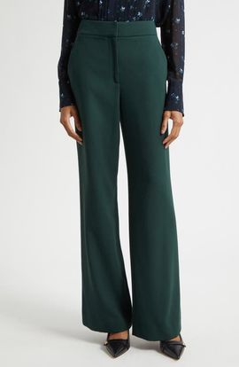 Veronica Beard Veronica Beard Tonelli High Waist Straight Leg Pants