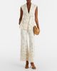Veronica Beard Veronica Beard Townes eyelet cotton twill vest - 2
