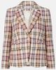 Veronica Beard Veronica Beard Tyra plaid cotton-blend blazer - 1