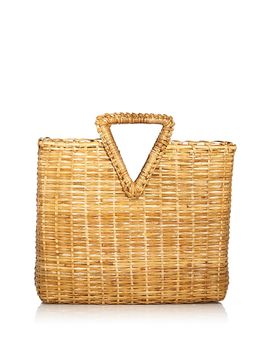 Veronica Beard Veronica Beard Vesper Wicker Basket Tote