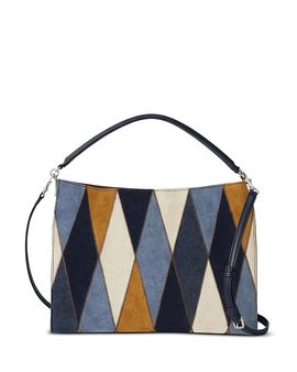 Veronica Beard Veronica Beard Vida Medium Patchwork Leather Crossbody Bag