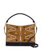 Veronica Beard Veronica Beard Vida Stitch Suede Shoulder Bag - 1