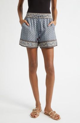 Veronica Beard Veronica Beard Vilvaldi Mixed Scarf Print Shorts