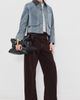 Veronica Beard Veronica Beard Walters Cropped Barn Jacket Blue Steel - 5