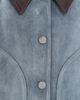 Veronica Beard Veronica Beard Walters Cropped Barn Jacket Blue Steel - 6
