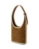 Veronica Beard Veronica Beard Whipstitch Loop Suede Shoulder Bag - 3