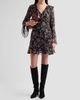 Veronica Beard Veronica Beard Women's Adrienne Paisley Silk Ruffle Minidress - 2