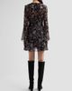 Veronica Beard Veronica Beard Women's Adrienne Paisley Silk Ruffle Minidress - 3